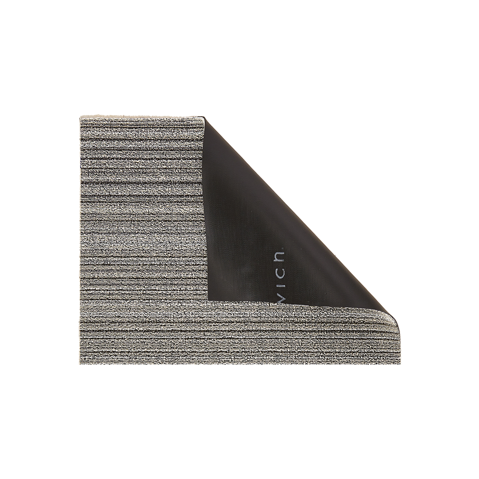 SKINNY STRIPE SHAG DOORMAT, BIRCH