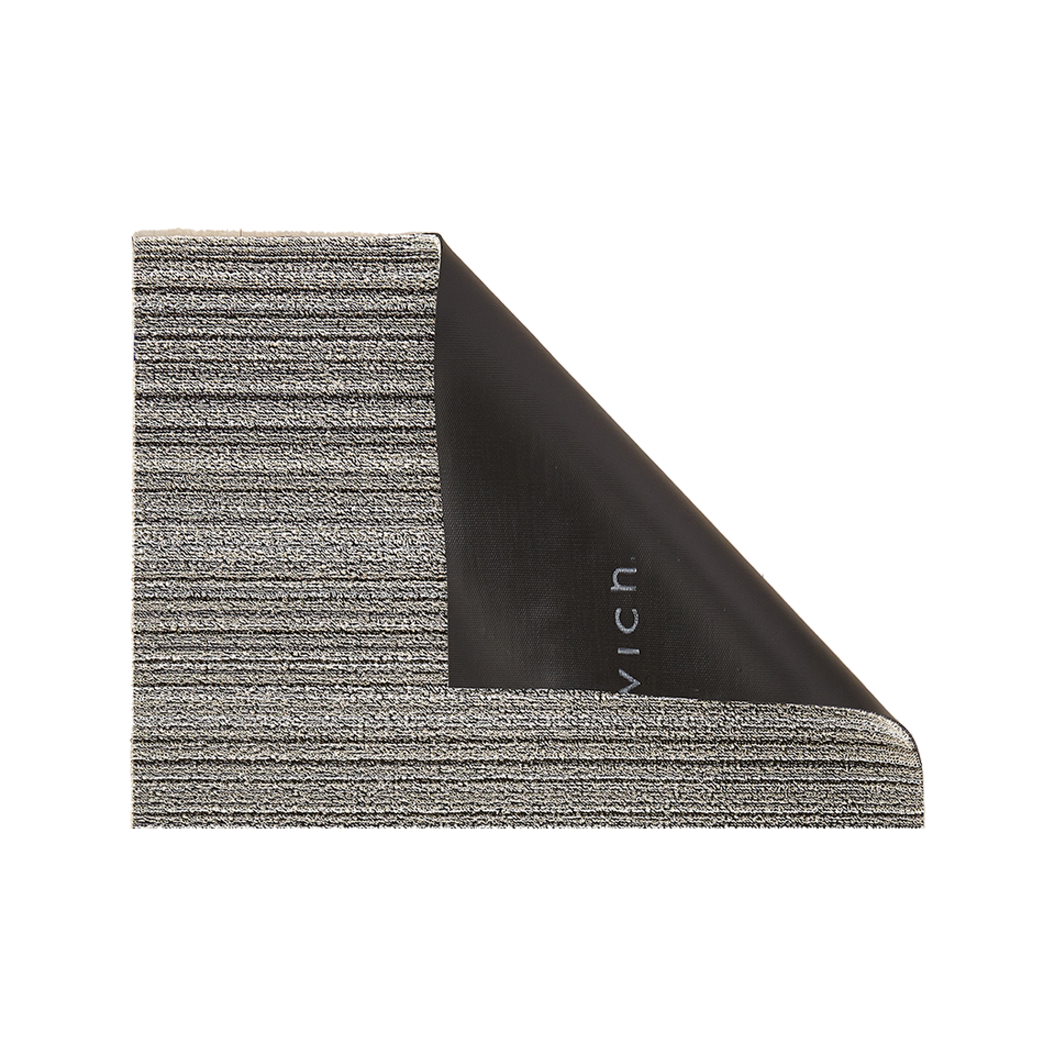 SKINNY STRIPE SHAG UTILITY MAT, BIRCH