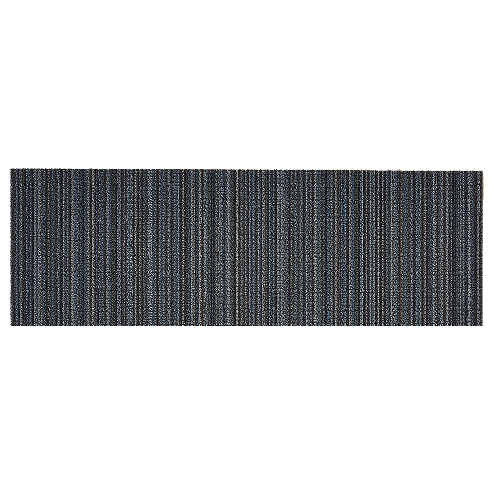 SKINNY STRIPE SHAG RUNNER, BLUE