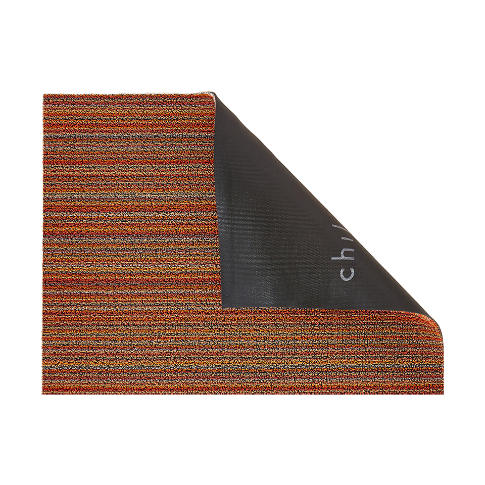 SKINNY STRIPE SHAG BIG MAT, ORANGE