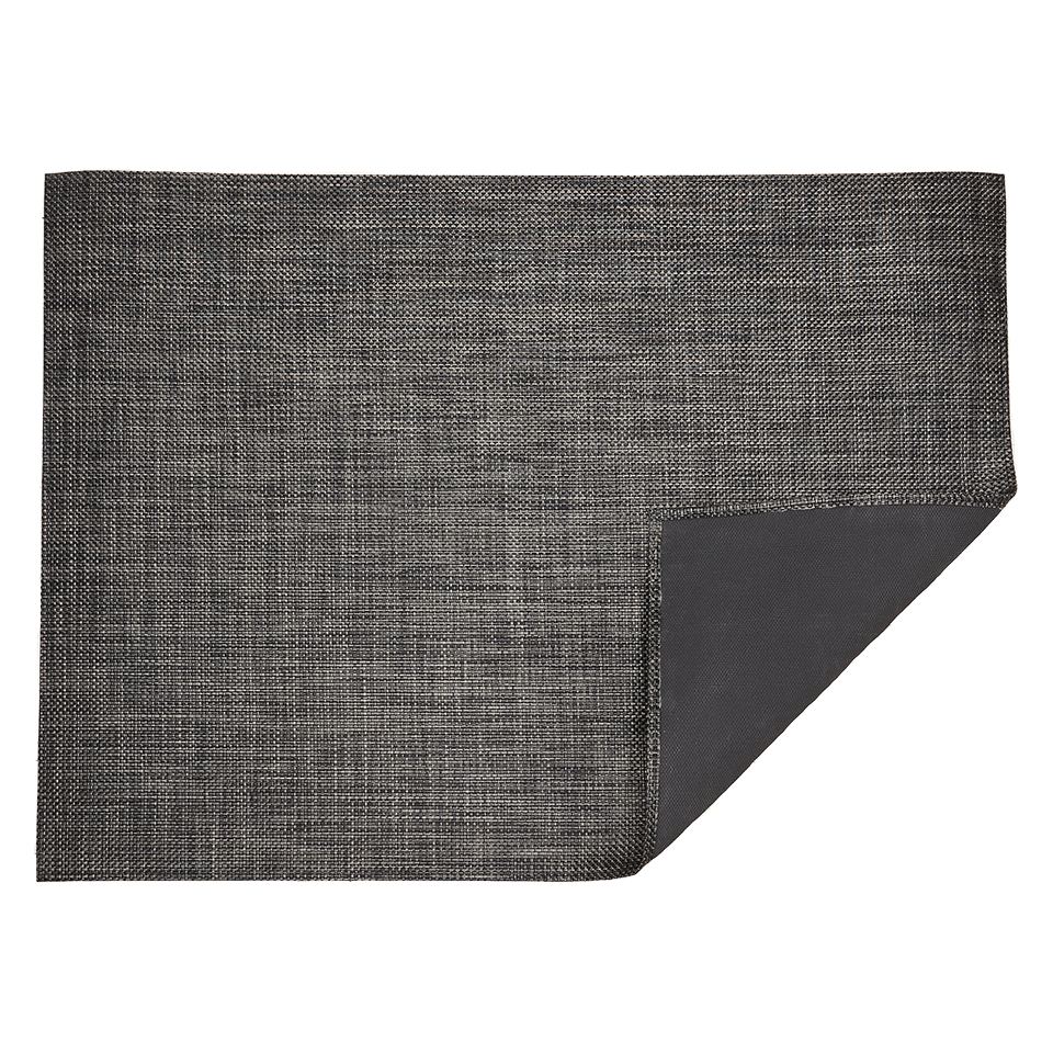 BASKETWEAVE 8' x 10' RUG, CARBON