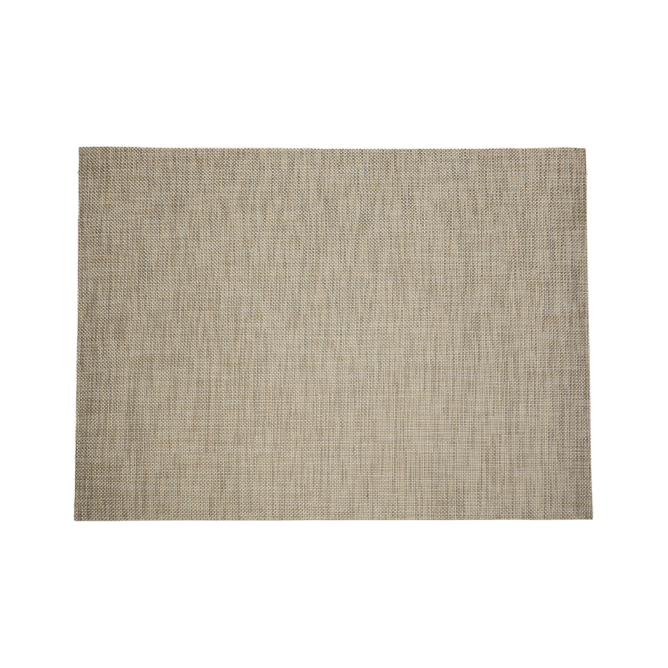 BASKETWEAVE 4' x 6' RUG, LATTE