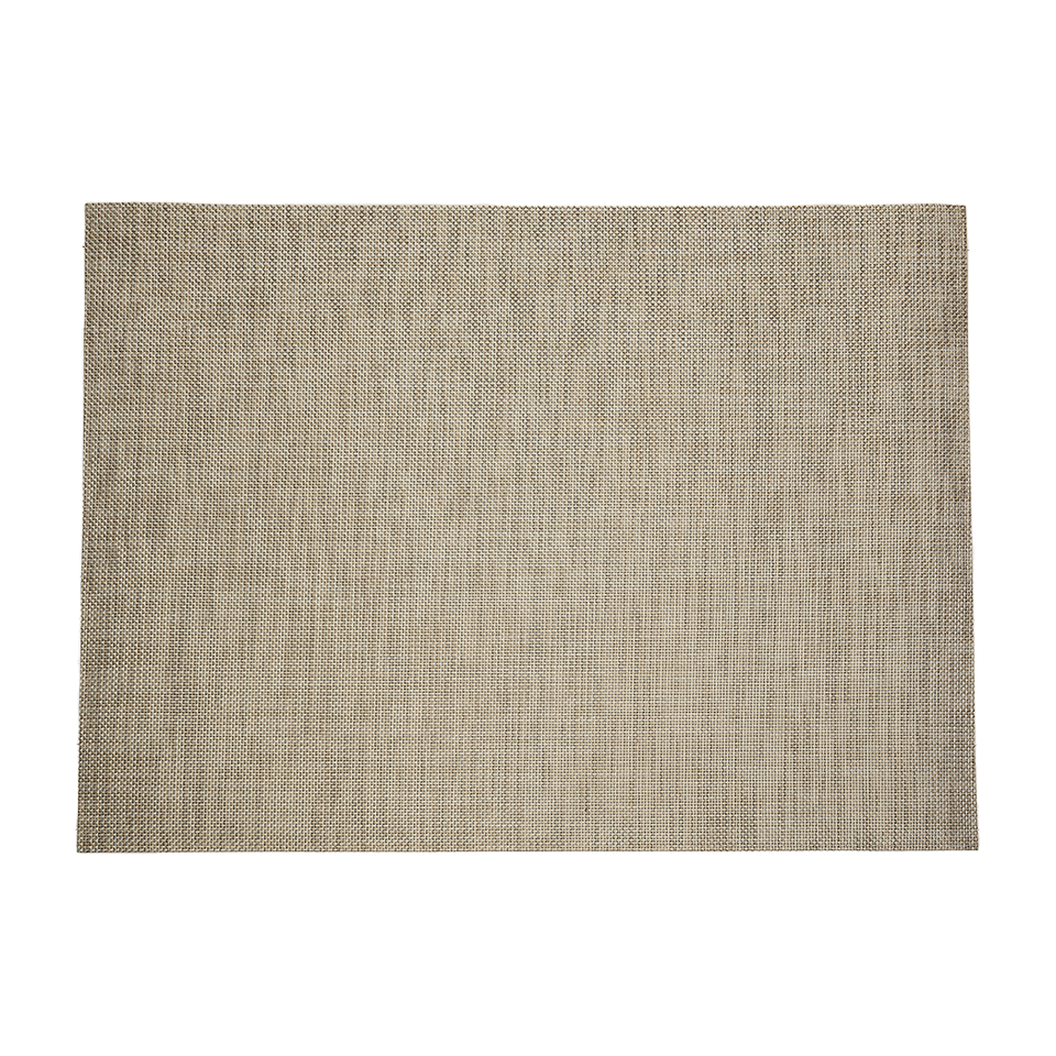 BASKETWEAVE 6' x 9' RUG, LATTE