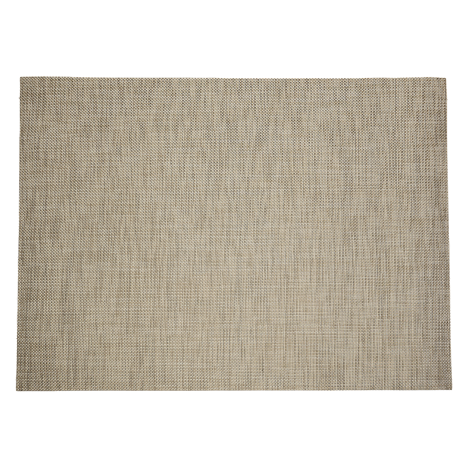 BASKETWEAVE 8' x 10' RUG, LATTE