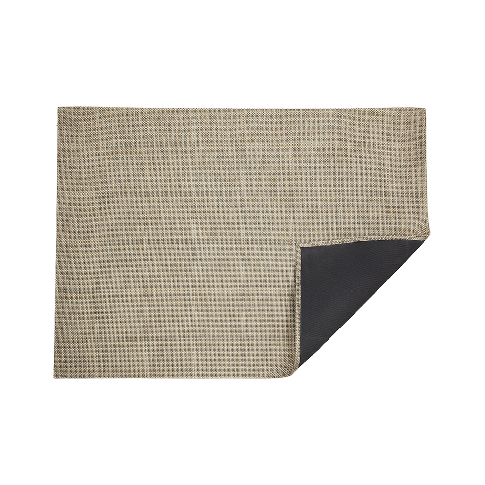 BASKETWEAVE 4' x 6' RUG, LATTE