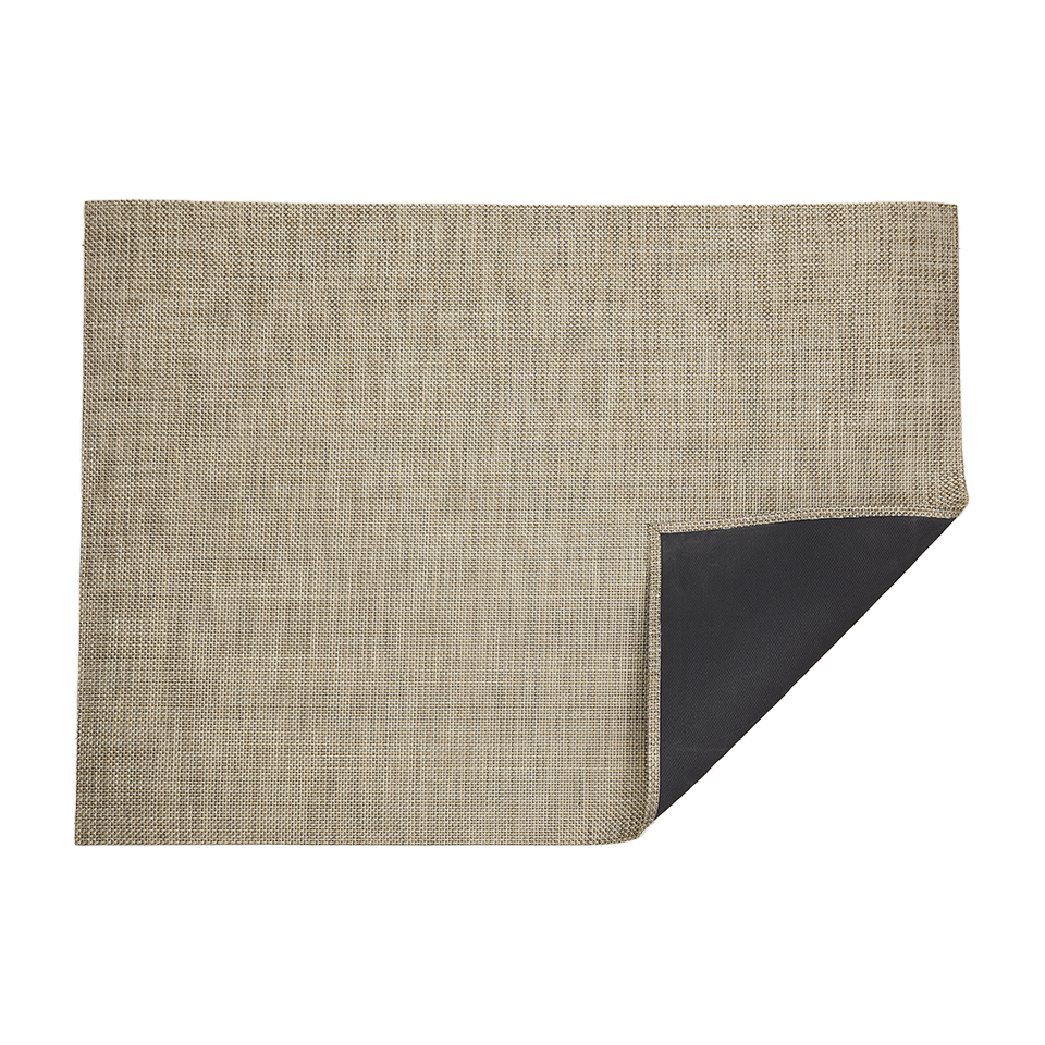 BASKETWEAVE 6' x 9' RUG, LATTE