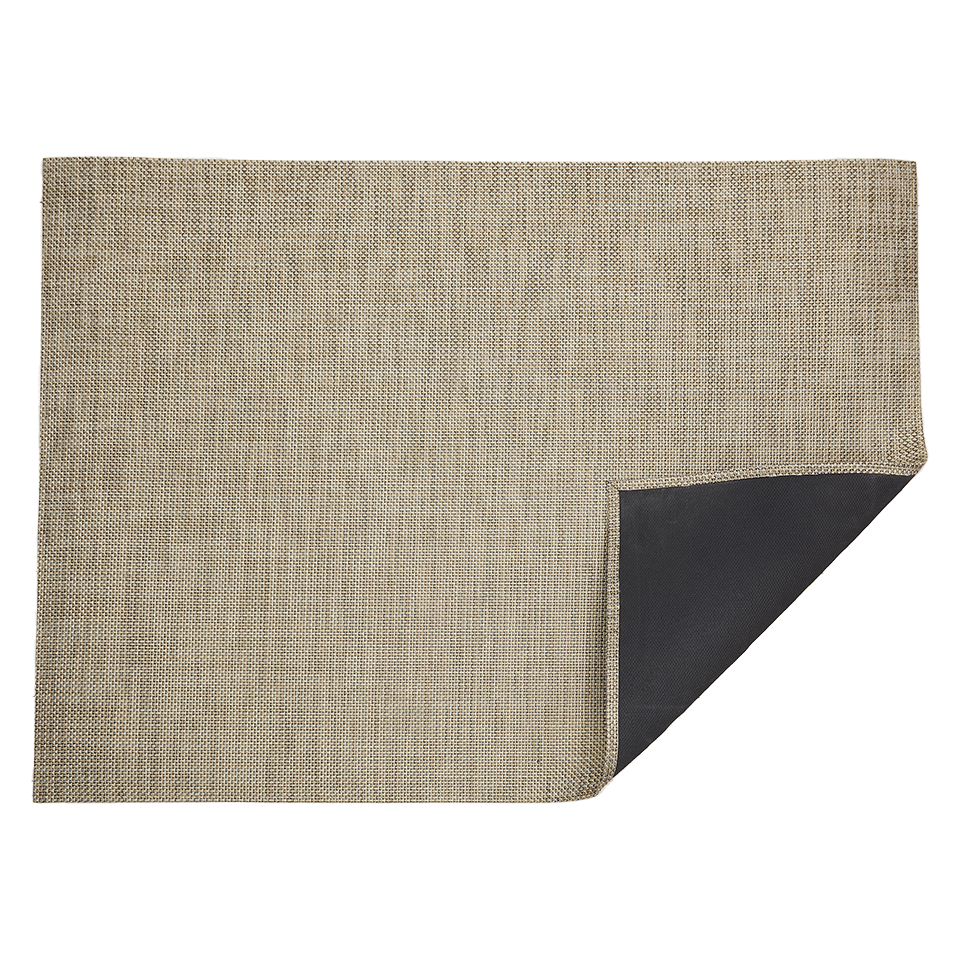 BASKETWEAVE 8' x 10' RUG, LATTE