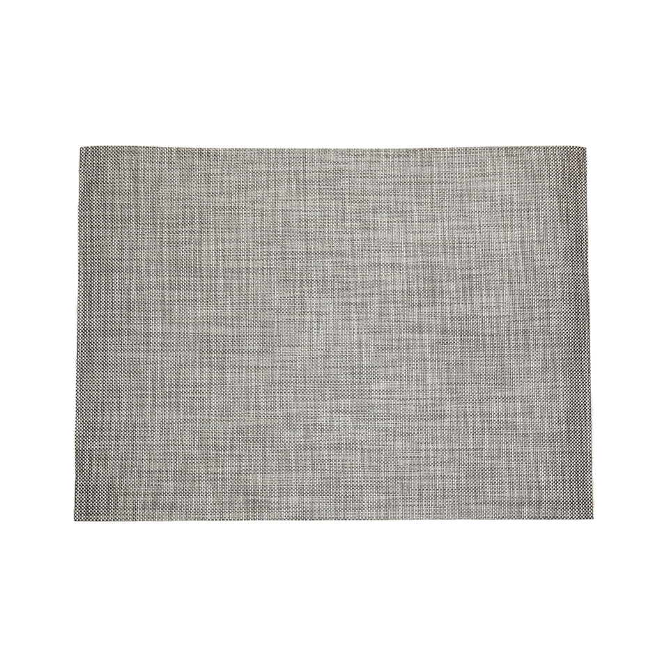 BASKETWEAVE 4' x 6' RUG, OYSTER