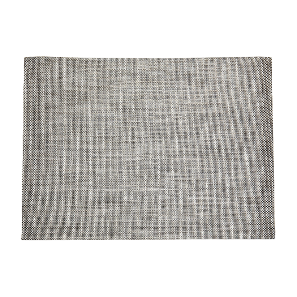 BASKETWEAVE 6' x 9' RUG, OYSTER