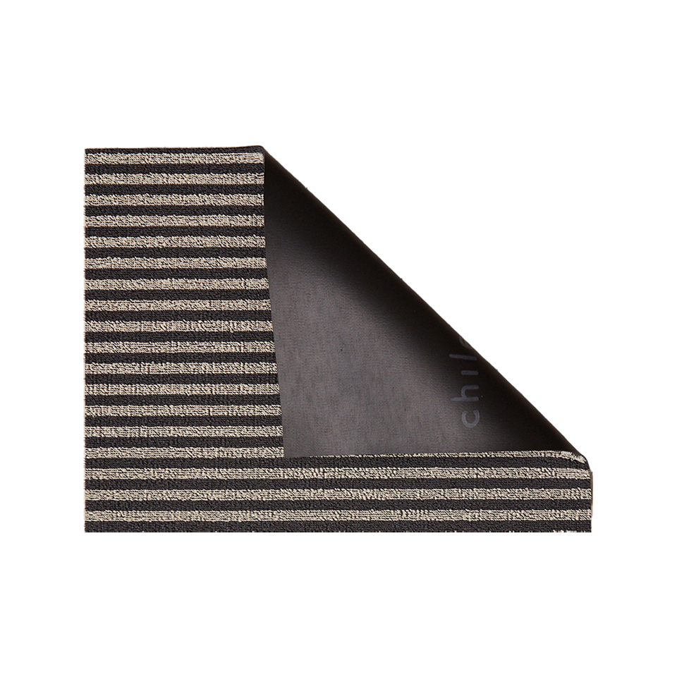 BRETON STRIPE SHAG UTILITY MAT, GRAVEL