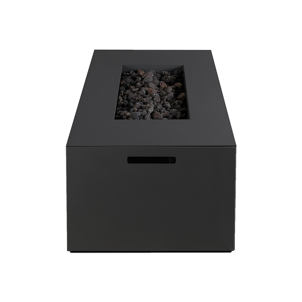 PORTER 72" RECTANGLE PROPANE FIRE TABLE, CHARCOAL