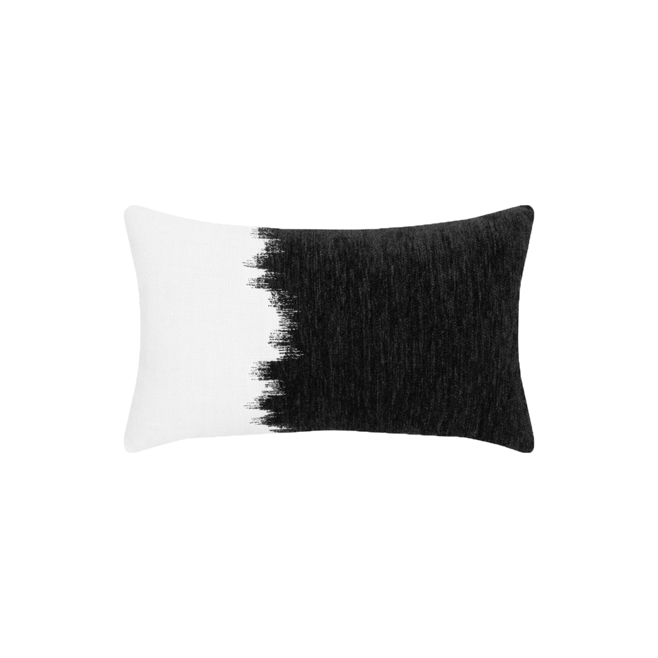 TRANSITION CHARCOAL LUMBAR PILLOW