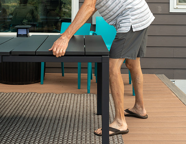 RIO 210 EXTENSION TABLE, ANTHRACITE