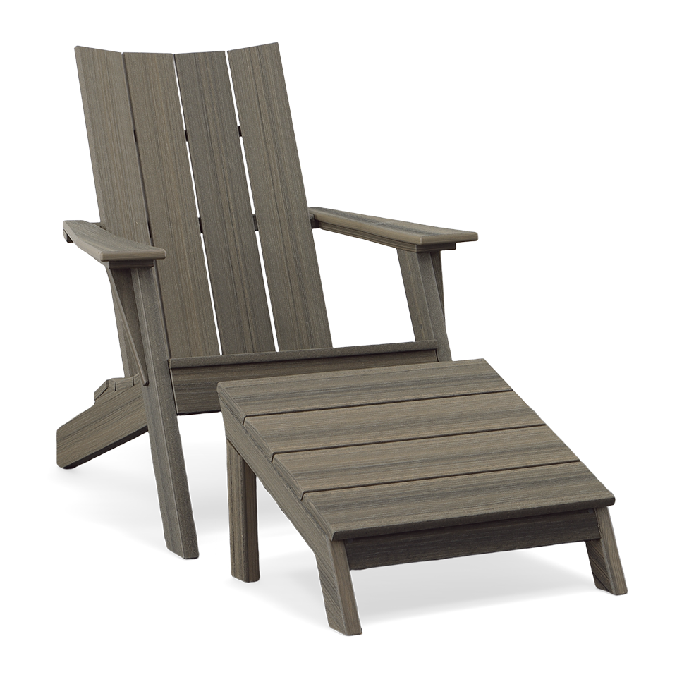 MAD ADIRONDACK CHAIR, HEATHERED SMOKE