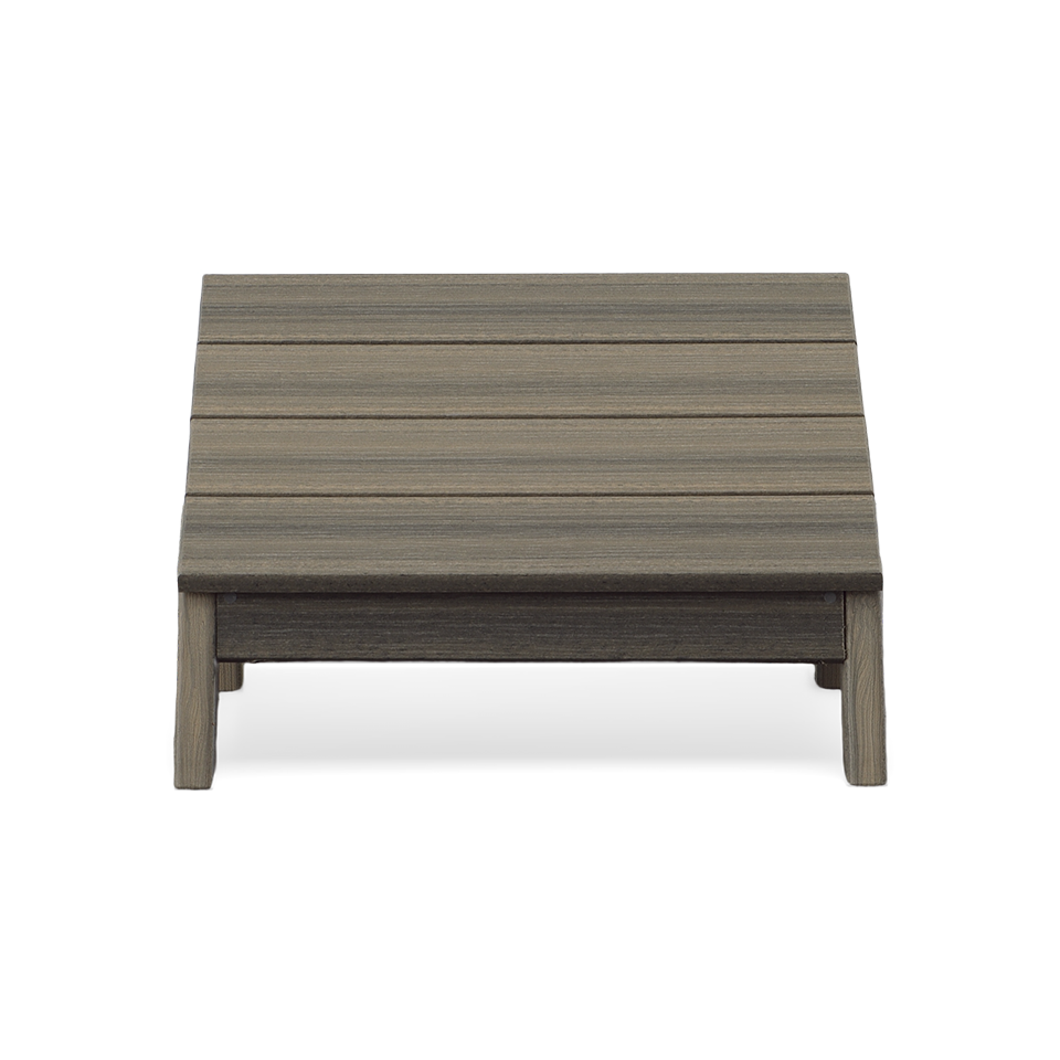 MAD ADIRONDACK OTTOMAN, HEATHERED SMOKE