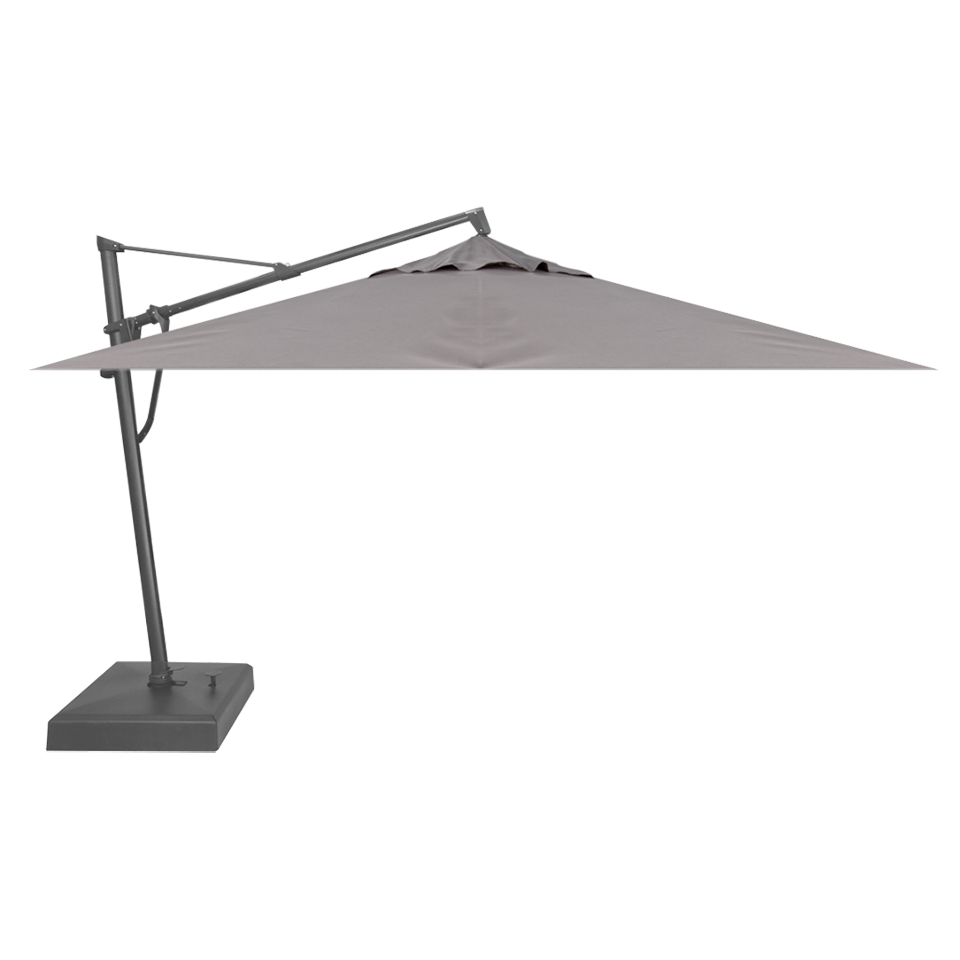 cavalier patio umbrella 10' x 13' Rectangle Cantilever Umbrella, Boulder