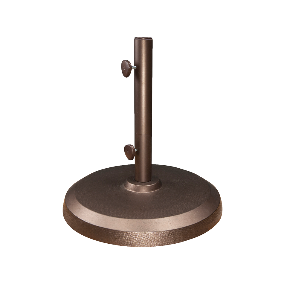 GARDEN UMBRELLA BASE, BRONZE