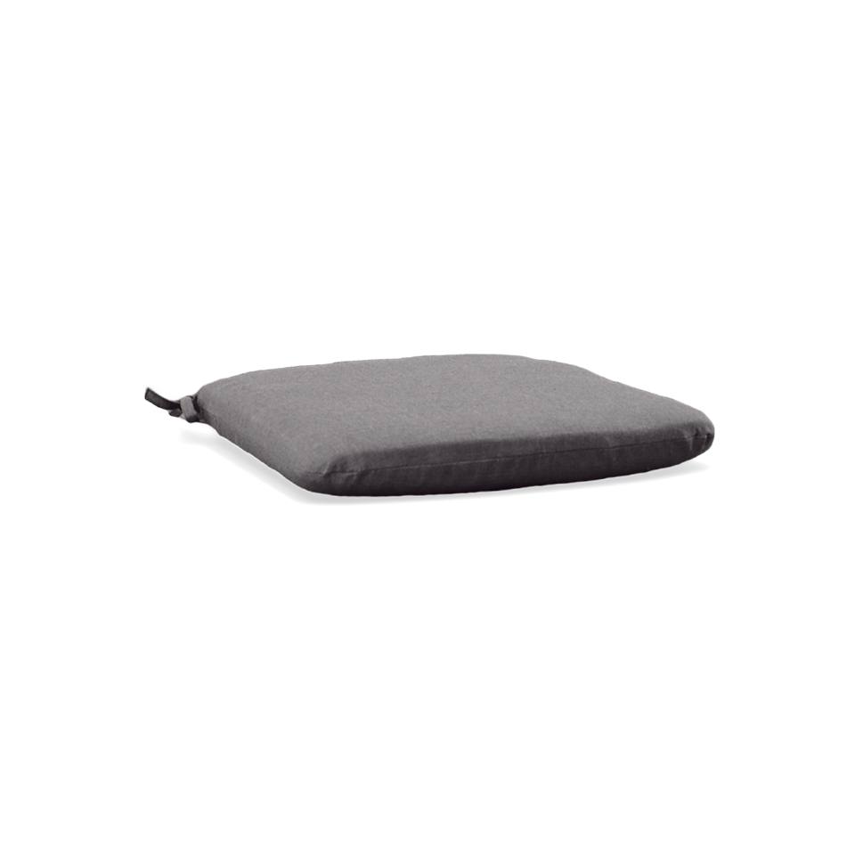 CARLO SEAT CUSHION, CAST SLATE