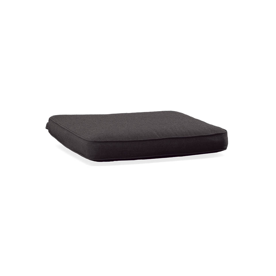 DELUXE SEAT CUSHION, CANVAS COAL