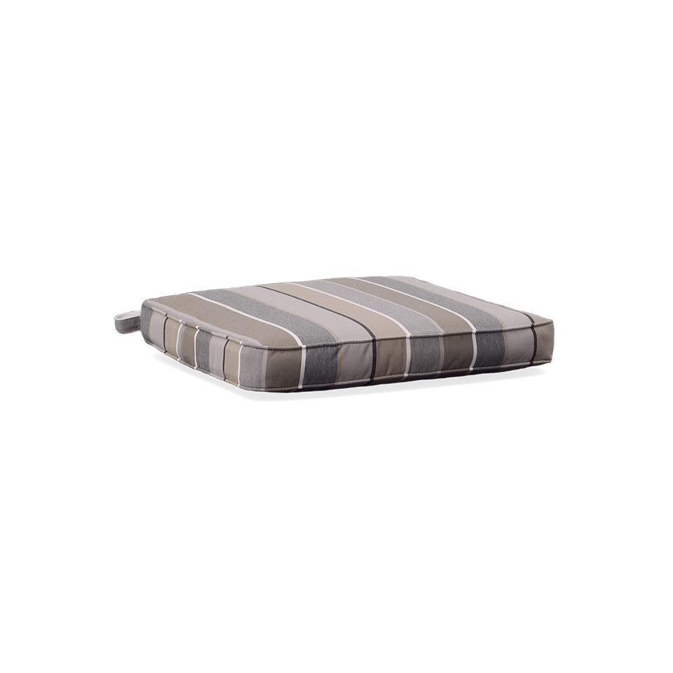 DELUXE SEAT CUSHION, MILANO CHAR STRIPE