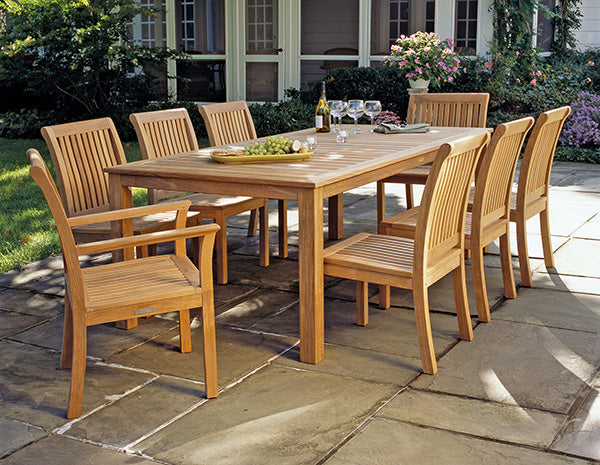 CHELSEA TEAK DINING SIDE CHAIR