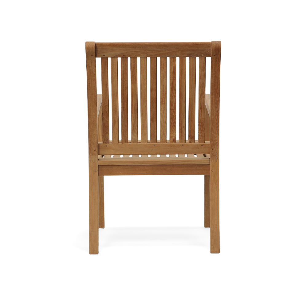 CHELSEA TEAK DINING ARM CHAIR