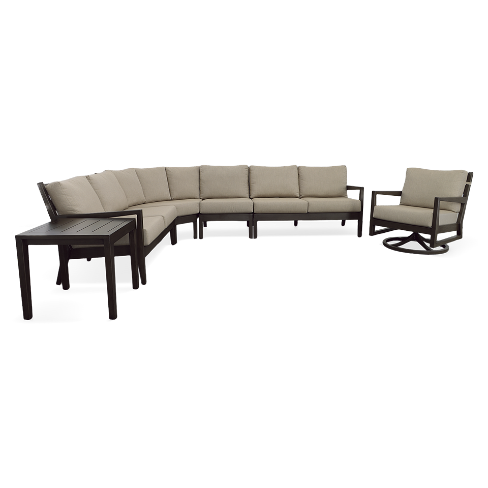 LUCIA SECTIONAL, ARMLESS CHAIR