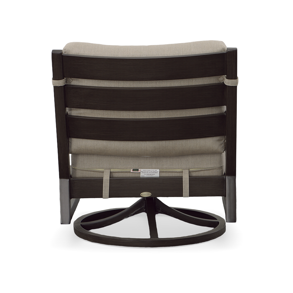 LUCIA SWIVEL LOUNGE CHAIR, ASH GREY