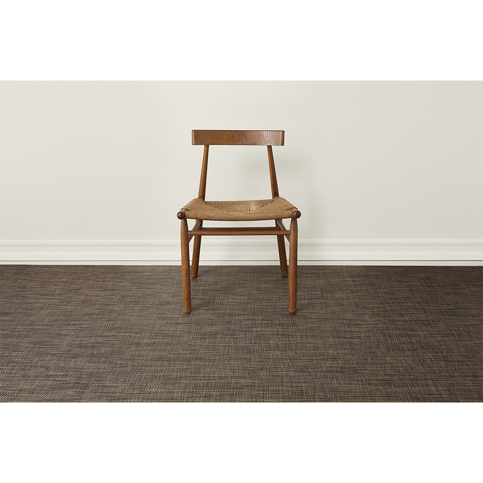 BASKETWEAVE 8' x 10' RUG, EARTH