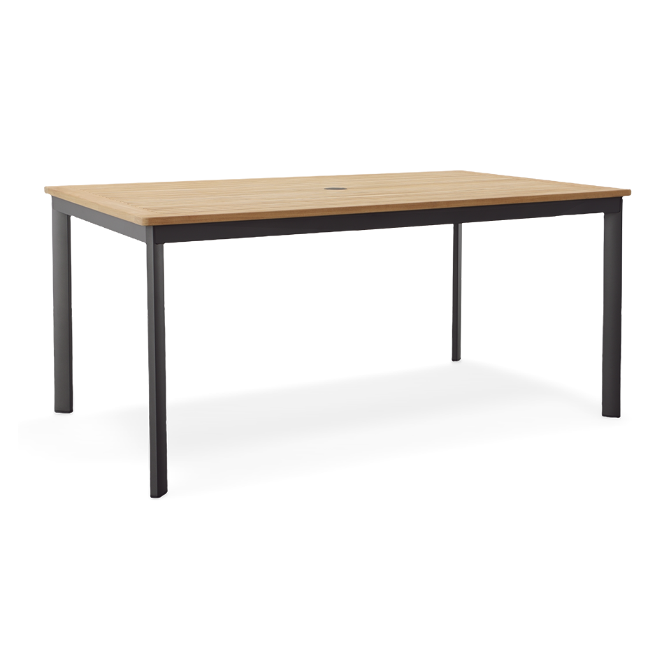 METZ 63" DINING TABLE, TEAK