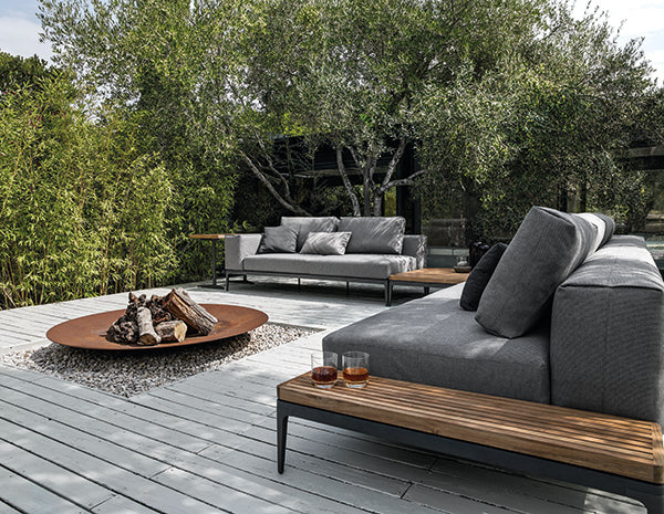 GRID SECTIONAL, END UNIT WITH TABLE