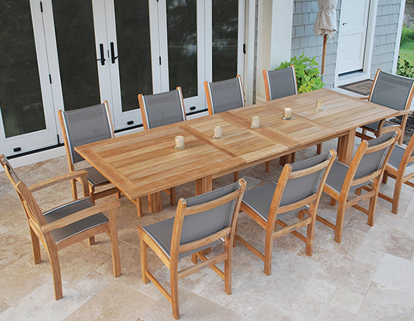 HYANNIS 118" RECTANGULAR EXTENSION DINING TABLE