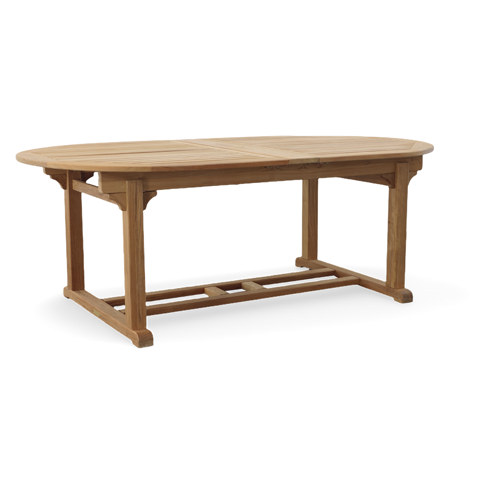 ESSEX 114" OVAL EXTENSION DINING TABLE