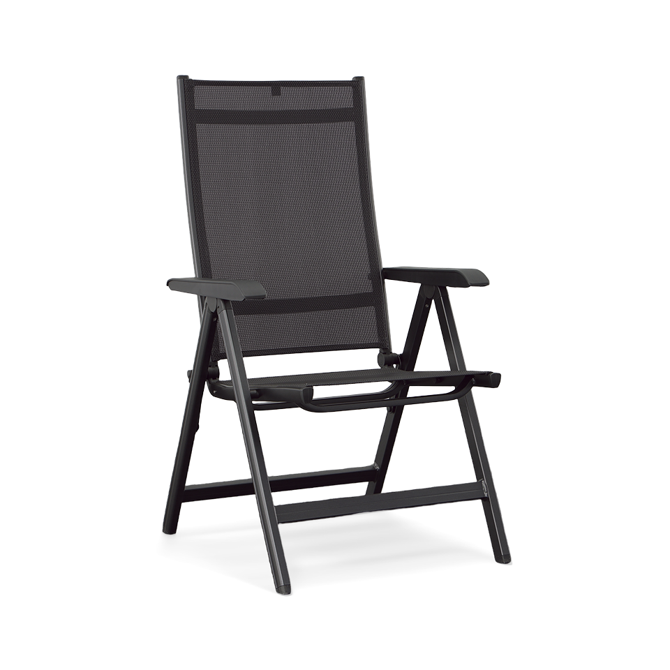 Basic Multi Position Folding Chair Summer House Patio