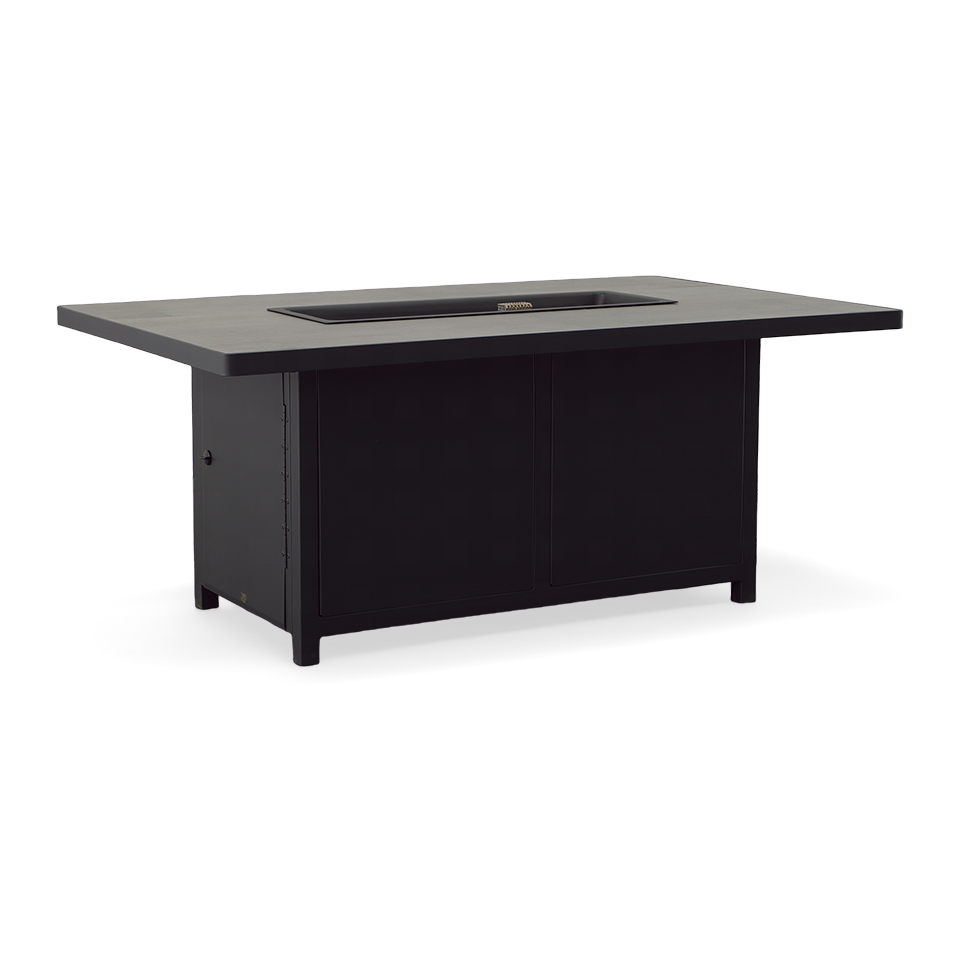 CAPRI 36" x 58" RECTANGLE CHAT HEIGHT FIRE TABLE, URBAN SHIFT