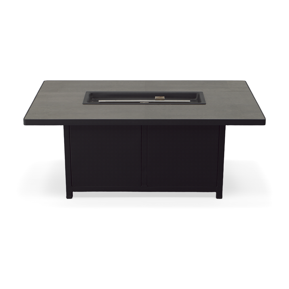 CAPRI 36" x 58" RECTANGLE CHAT HEIGHT FIRE TABLE, URBAN SHIFT