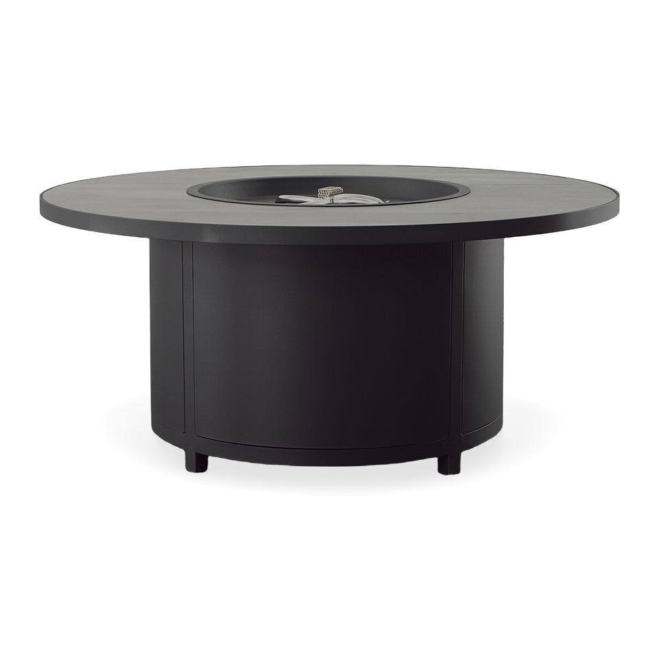 CAPRI 54" ROUND CHAT HEIGHT FIRE TABLE, URBAN SHIFT