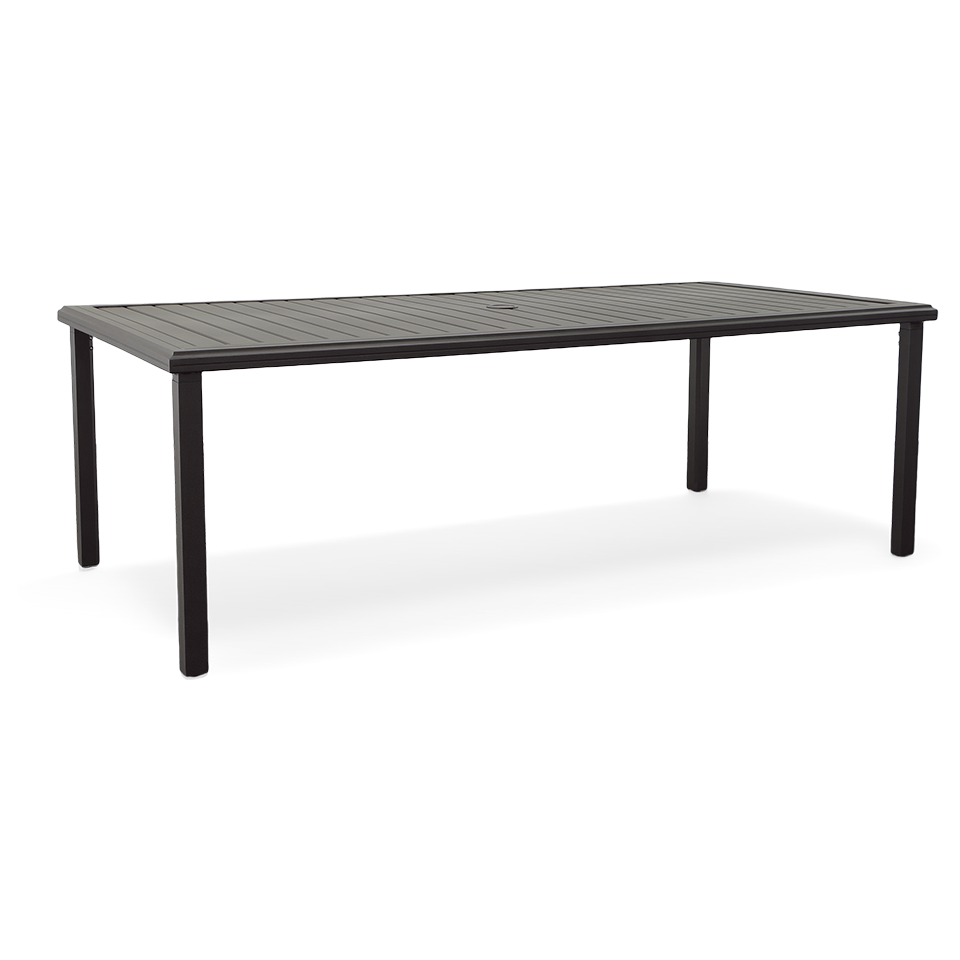 AMICI 84" RECTANGULAR DINING TABLE,  GRAPHITE