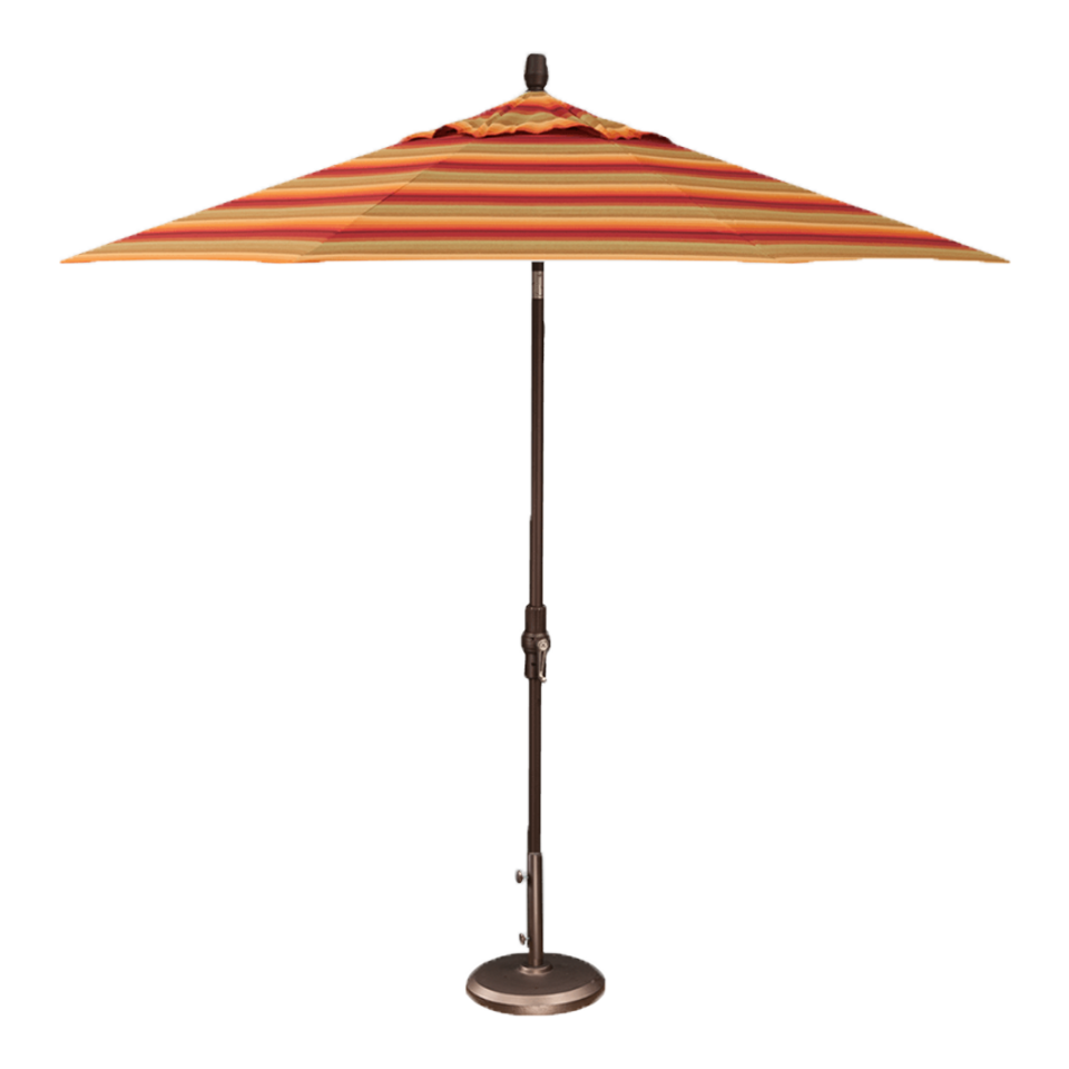 9' MARKET UMBRELLA, SUNSET STRIPE