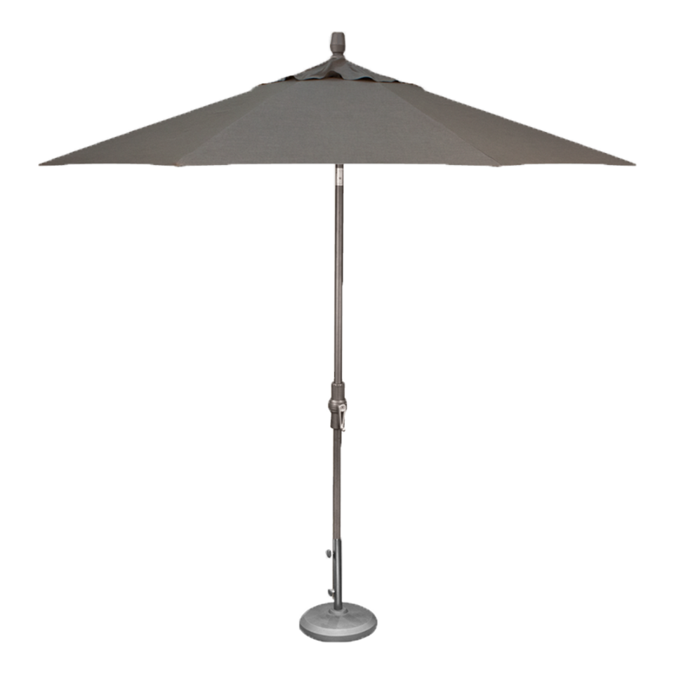 9' MARKET UMBRELLA, CAST SLATE