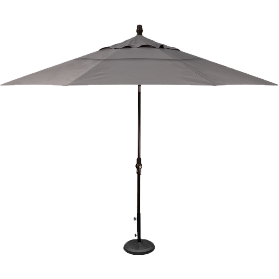 11' MARKET UMBRELLA, CANVAS COAL