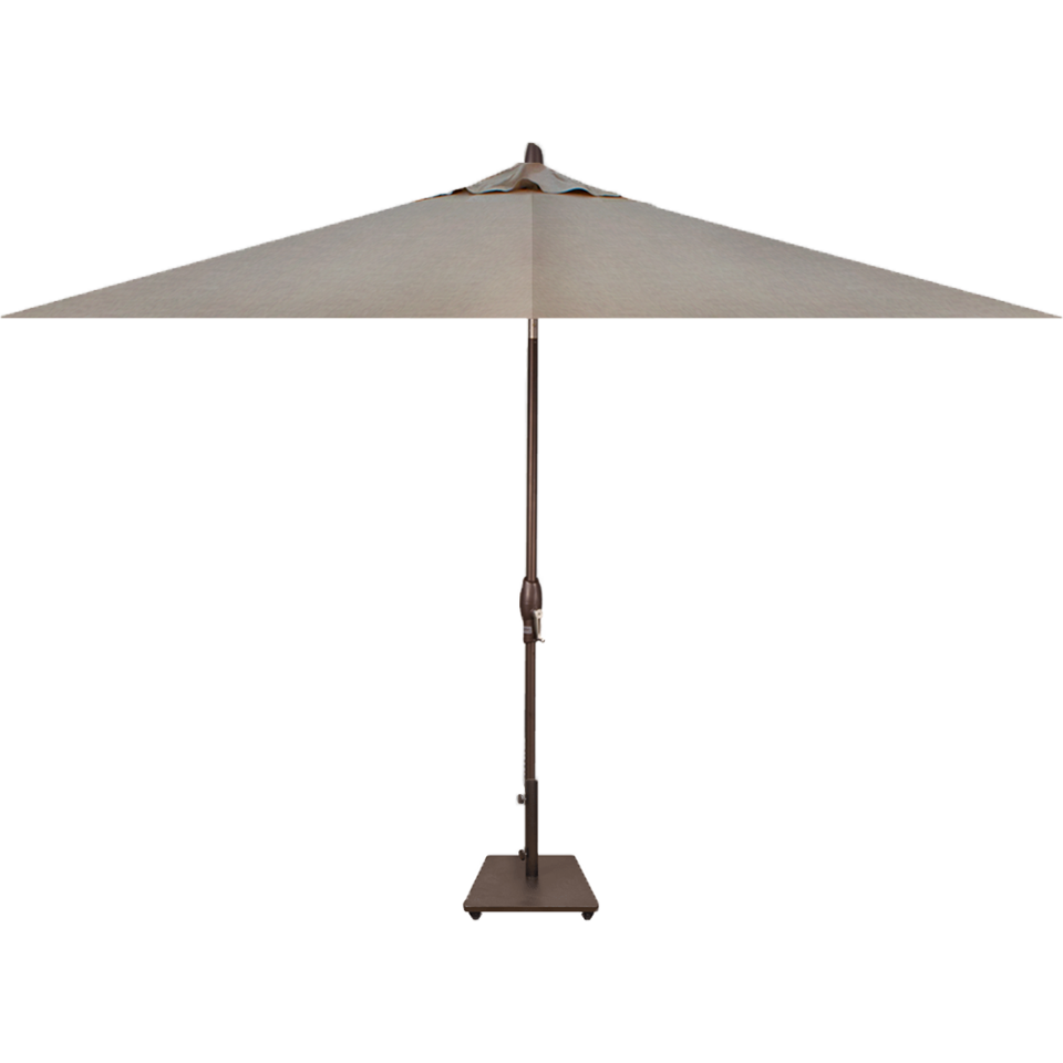 8' x 10' RECTANGLE MARKET UMBRELLA, CAST ASH