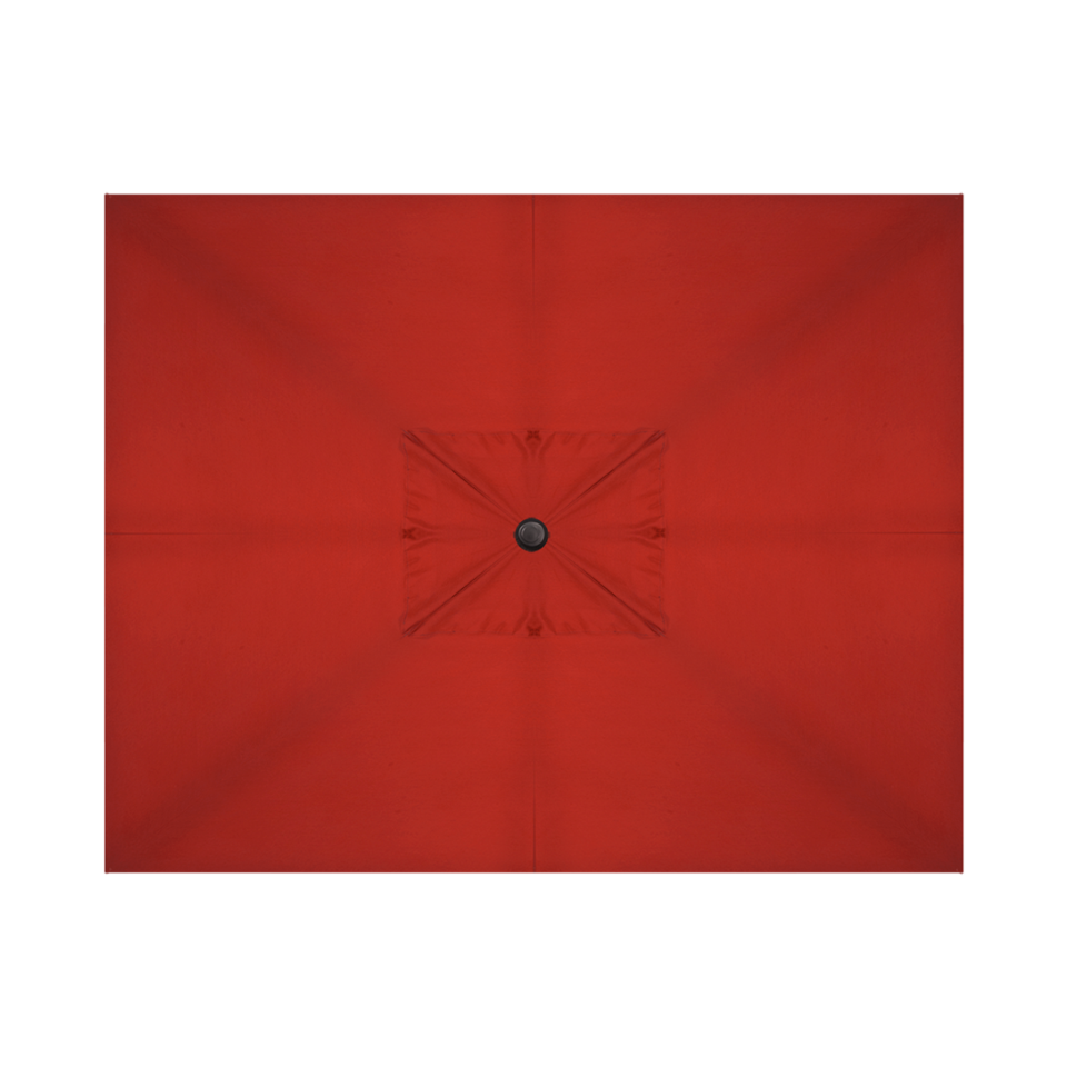 8' x 10' RECTANGLE MARKET UMBRELLA, JOCKEY RED