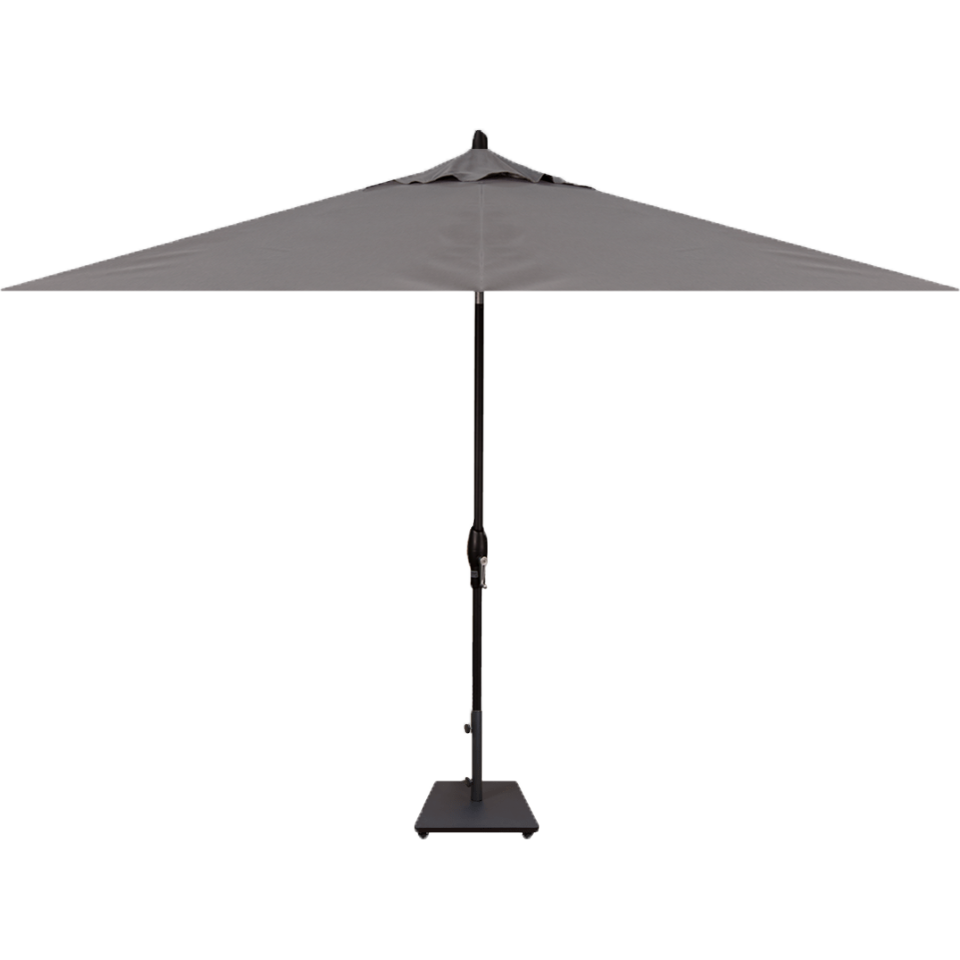 8' x 10' RECTANGLE MARKET UMBRELLA, CANVAS COAL