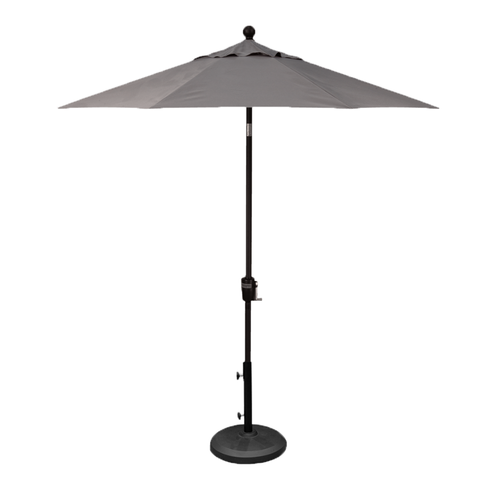 7.5' MARKET UMBRELLA, CANVAS COAL