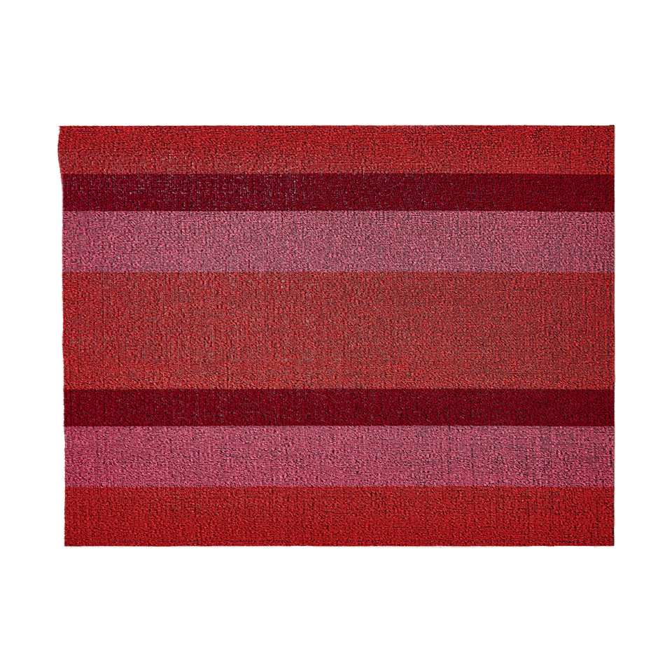 BOLD STRIPE SHAG BIG MAT, PUNCH