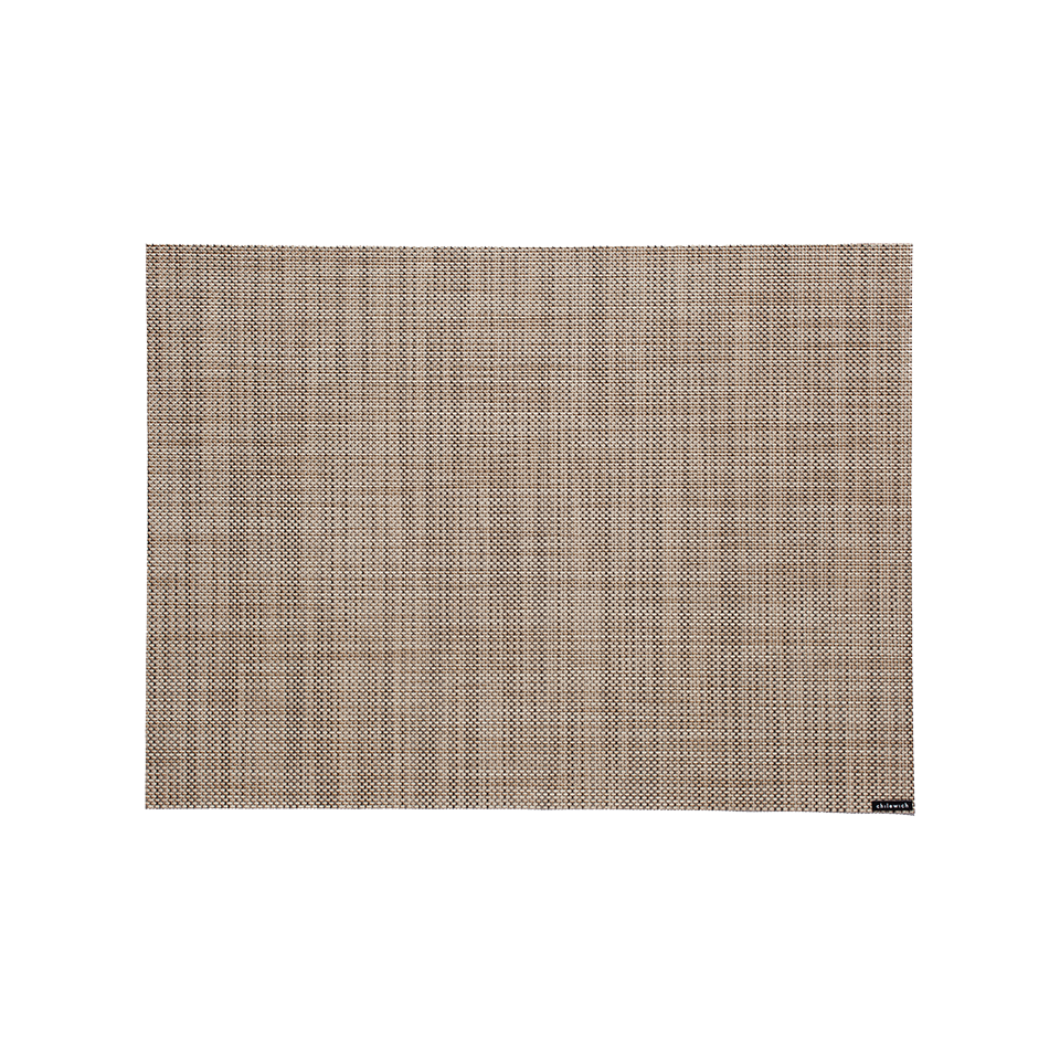 MINI BASKETWEAVE RECTANGLE PLACEMAT, LINEN