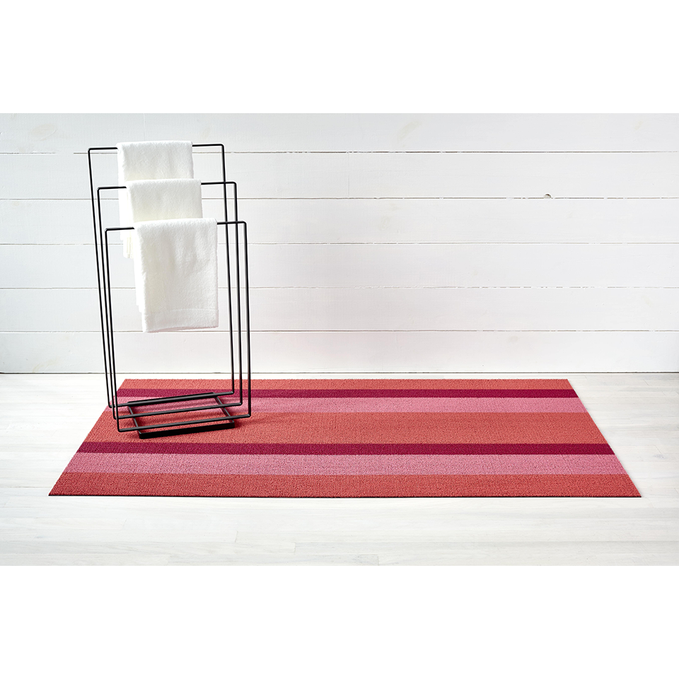 BOLD STRIPE SHAG BIG MAT, PUNCH
