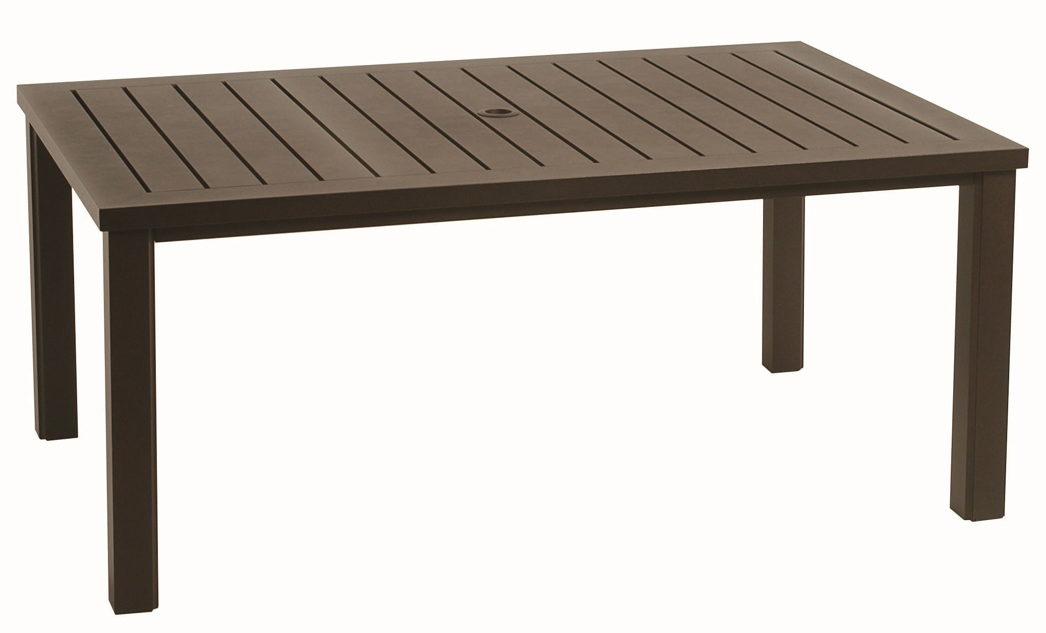 DOMINION 68" RECT. DINING UMBRELLA TABLE, DESERT MIST