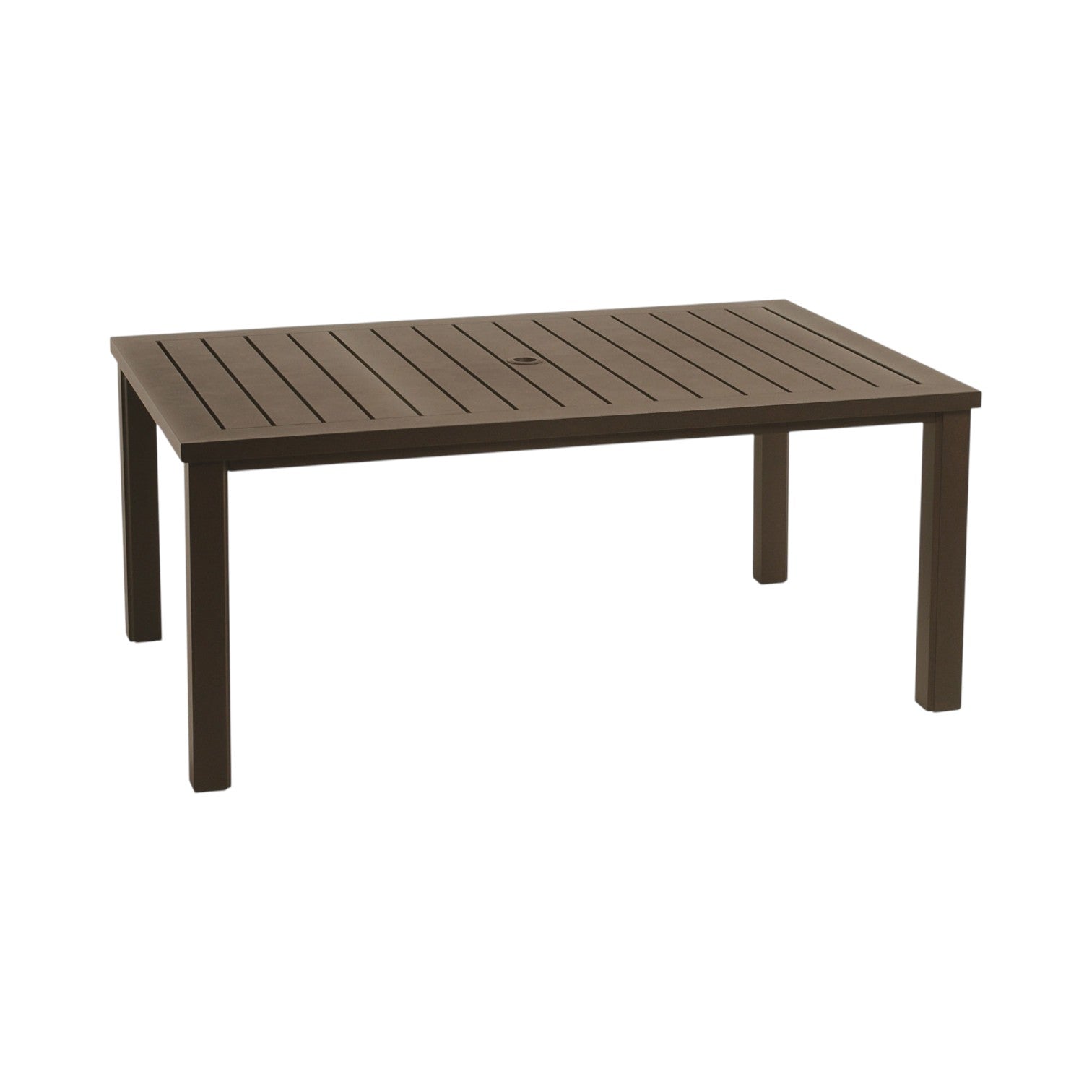 DOMINION 68" RECT. DINING UMBRELLA TABLE, DESERT MIST